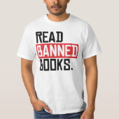 Verbotene Bücher lesen T-Shirt (Vorderseite)