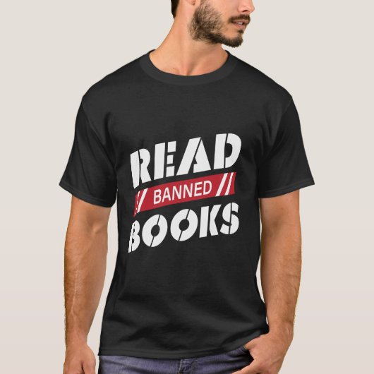 Verbotene Bücher lesen T-Shirt (Vorderseite)