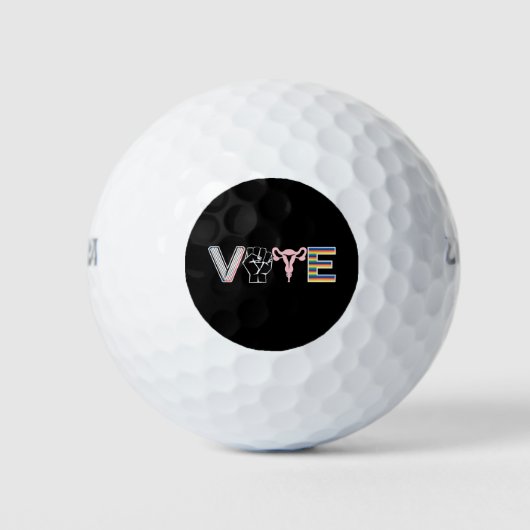 Verbotene Bücher Reproduktionsrechte BLM LGBTQ Golfball (Vorderseite)