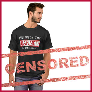 Verbotene Bücher Zensur Ich bin mit den Verbotenen T-Shirt
