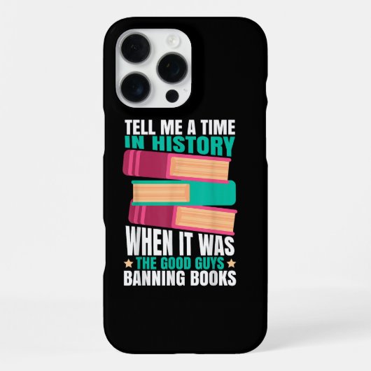 Verbotene Bücher Zitat  iPhone Hülle (Rückseite)