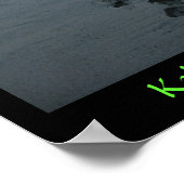 Verbotene Fußstapfen in Kalalau Poster (Ecke)