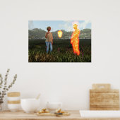 Verbotene Liebe Digitale Kunst Poster (Küche)