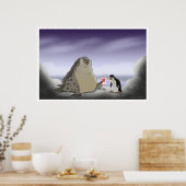 Verbotene Liebe Poster (Küche)