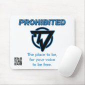 Verbotene Maus-Pad Mousepad (Mit Mouse)