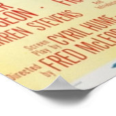 VERBOTENE PLANET 1956 Retro-Science Fiction Vintag Poster (Ecke)