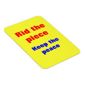 Verbotene Slogans Magnet (Rechte Seite)