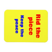 Verbotene Slogans Magnet (Horizontal)