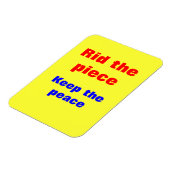 Verbotene Slogans Magnet (Linke Seite)