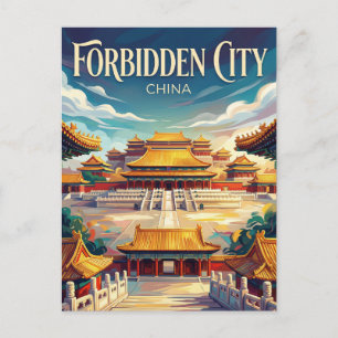 Verbotene Stadt China Postkarte