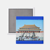 Verbotene Stadt Magnet (Vorderseite/Rückseite)