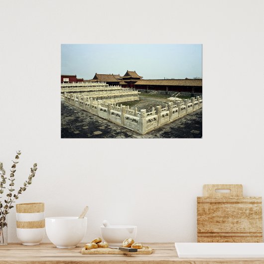 Verbotene Stadt, Peking, China Poster (Küche)