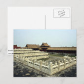 Verbotene Stadt, Peking, China Postkarte (Vorne/Hinten)