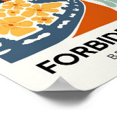 Verbotene Stadt Peking China Reisen Florenz Poster (Ecke)