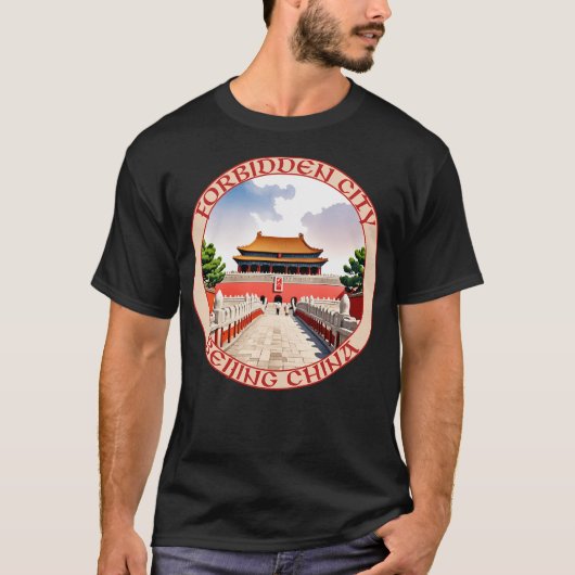Verbotene Stadt Peking China T-Shirt (Vorderseite)