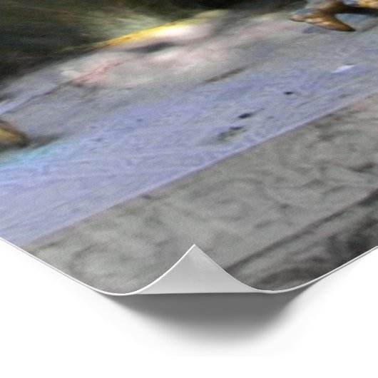 Verbotene Stadtdrachenstatue Poster (Ecke)