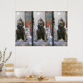 Verbotene Stadtdrachenstatue Poster (Küche)