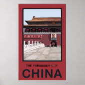 Verbotene städtische China Poster (Vorne)