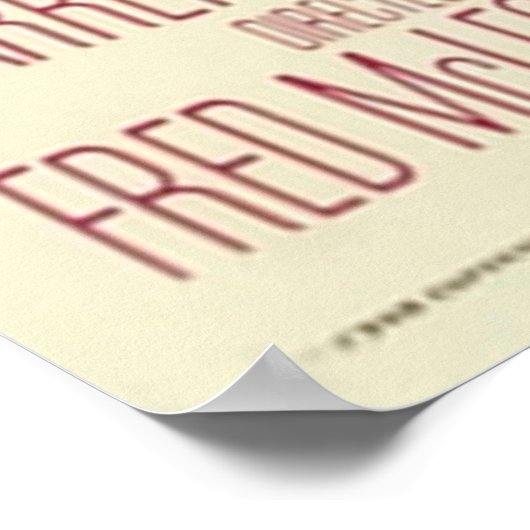 Verbotener Planet 1956 Poster (Ecke)