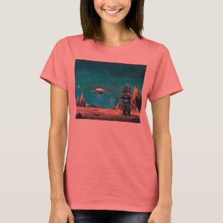 Verbotener Planet Deluxe Retro T - Shirt. T-Shirt