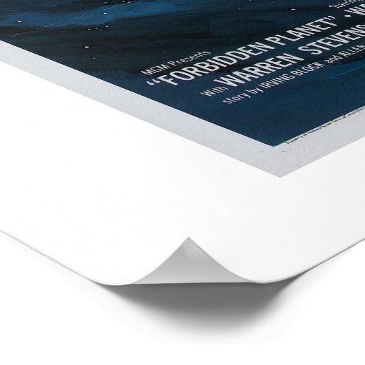 Verbotener Planet Poster (Ecke)