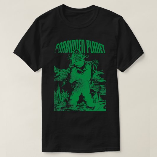 Verbotener Planet-Retro-50er T-Shirt (Design vorne)
