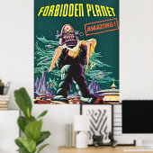 Verbotener Planet - Vintager Film Poster (Heimbüro)