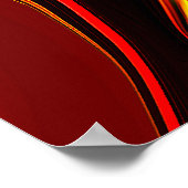 Verbotenes Obst Abstraktes Plakat (Ecke)