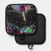 Verbotenes Obst Topflappen (Vorderseite/Rückseite)