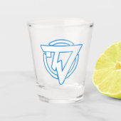 Verbotenes Schuhglas Schnapsglas (Vorderseite)