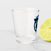 Verbotenes Schuhglas Schnapsglas (Links)