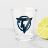 Verbotenes Schuhglas Schnapsglas (Vorderseite)