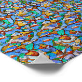 Verbotenes Wissen - Versteckter 3D-Druck Poster (Ecke)