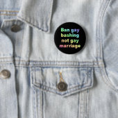 Verbothomosexuellheftig schlagen button (Beispiel)