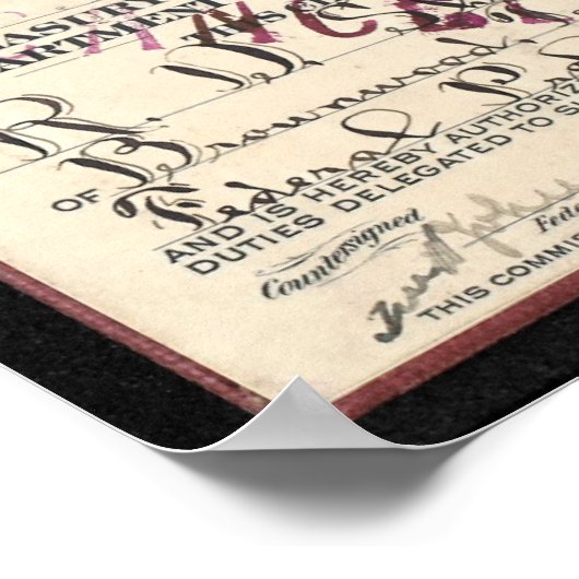 VERBOTSAGENT 1920 POSTER (Ecke)