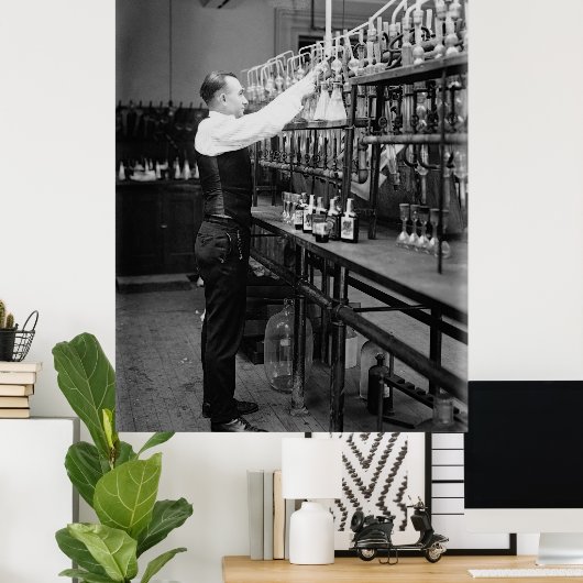 VERBOTSLIQUOR-TEST LABRADOR 1920 POSTER (Heimbüro)