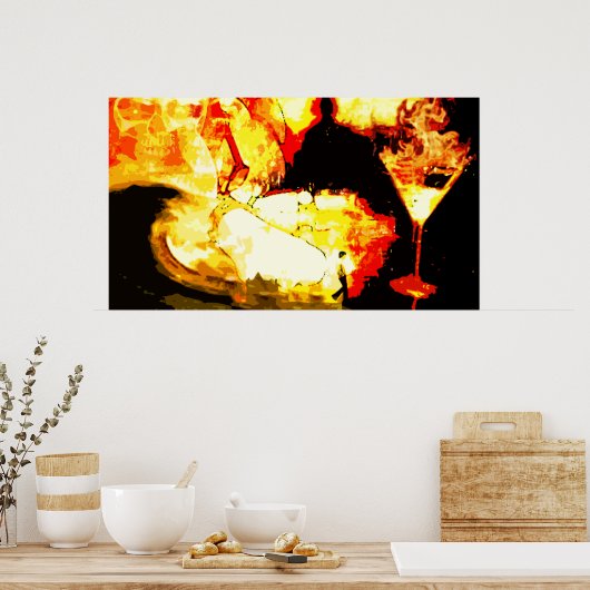 verbrannt. poster (Küche)