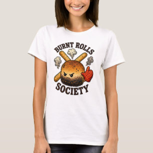 Verbrannte Brötchen Gesellschaft Thanksgiving Desi T-Shirt