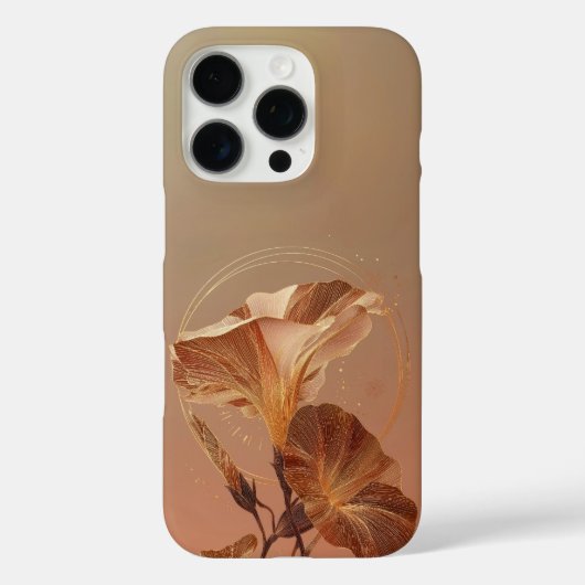 Verbrannte Orange Calla-Lilie Botanisch Case-Mate iPhone Hülle (Rückseite)