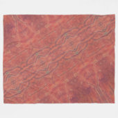 Verbrannte Orange Fleece-Decke Fleecedecke (Vorderseite (Horizontal))