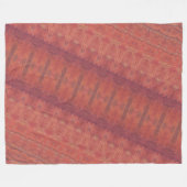 Verbrannte Orange II Fleece-Decke Fleecedecke (Vorderseite (Horizontal))