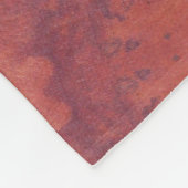 Verbrannte Orange II Fleece-Decke Fleecedecke (Ecke)