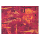 Verbrannte orange texturierte Tischdecke (Vorderseite (Horizontal))