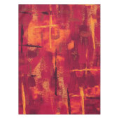 Verbrannte orange texturierte Tischdecke (Vorderseite)