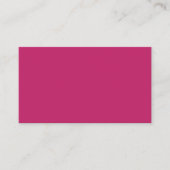 Verbrannte Pinke Visitenkarte (Vorderseite)