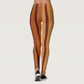 Verbrannte Rustikale Orange Leggings (Rückseite)