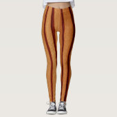 Verbrannte Rustikale Orange Leggings (Vorderseite)
