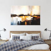 Verbrannter Horizont Leinwanddruck (Insitu (Schlafzimmer))