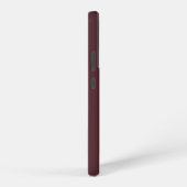Verbranntes Burgund mit Namen oder Monogramm-Set Samsung Galaxy Hülle (Rechte Seite)