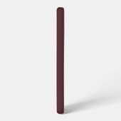 Verbranntes Burgund mit Namen oder Monogramm-Set Samsung Galaxy Hülle (Linke Seite)